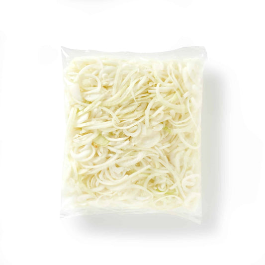 Oignon jaune en rondelles