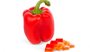 Poivron en cubes